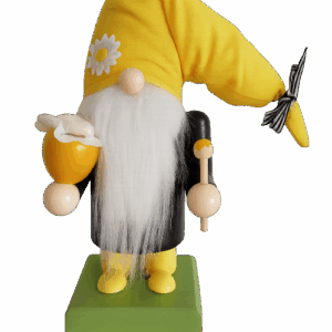 🐝ミツバチノーム 木製ハンドメイド人形｜北欧風インテリア 置物 ギフト｜Bee Gnome Wooden