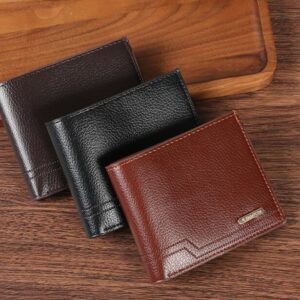 メンズ★財布★2つ折り★ミニバッグ★短い★便利★ファッション★コンパクト★全3色
