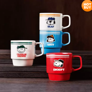 スヌーピー スタッキングマグ 4個 SNOOPY Stacking Mug 4PC