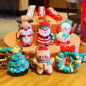 キーホルダー ストラップキーホルダーバッグチャーム クリスマス6点セット