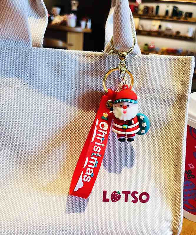 キーホルダー ストラップキーホルダーバッグチャーム クリスマス6点セット - 画像 (2)