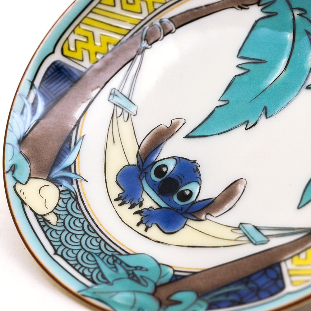 【ディズニー】3334 九谷焼豆皿(スティッチ)〈九谷焼〉 - 画像 (3)
