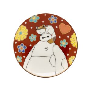 【ディズニー】3334 九谷焼豆皿（ベイマックス）〈九谷焼〉