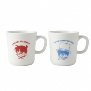 名探偵ｺﾅﾝ ﾌｪｲｽｱｰﾄ ﾏｸﾞ(ｷｯﾄﾞ)+(ｺﾅﾝ)2点陶磁器