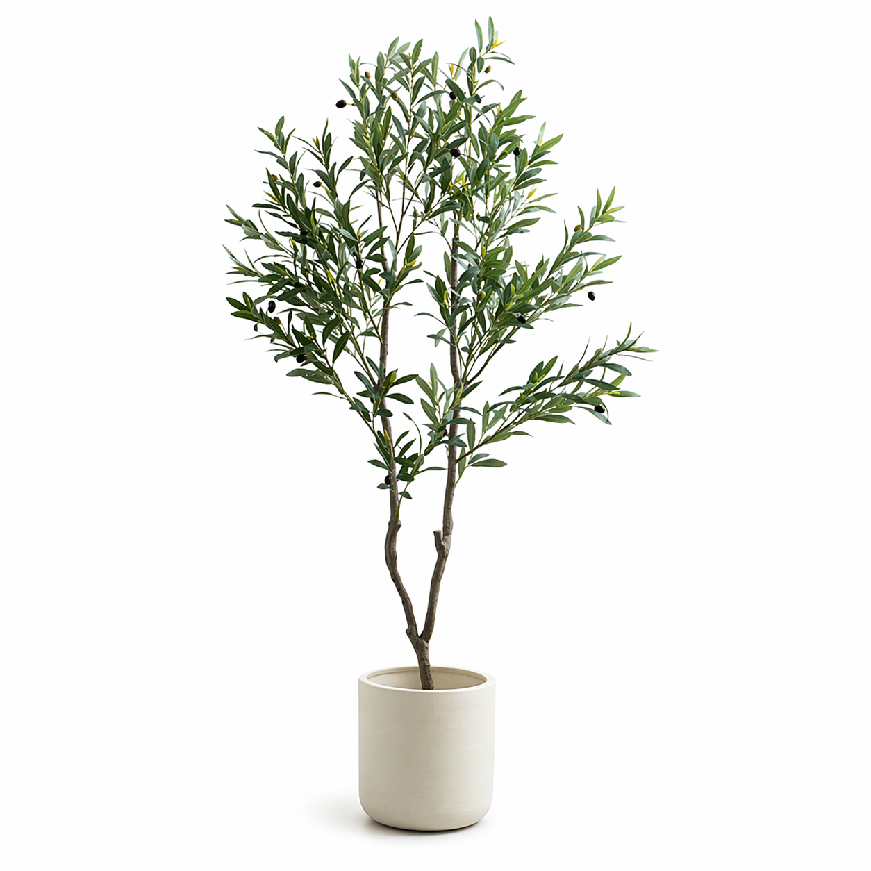 オリーブ 大きい 150cm人工観葉植物グリーンインテリアNature 光触媒 - 画像 (8)