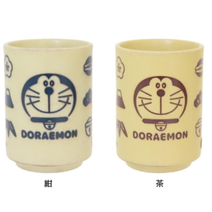 【コップ】ドラえもん 湯呑 吉祥紋  2点1セット