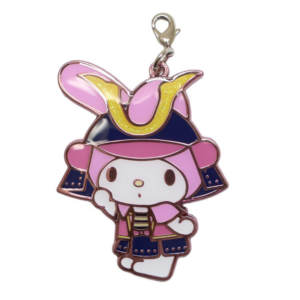 【キーホルダー】マイメロディ キラキラメタルチャーム 将軍シリーズ 武将