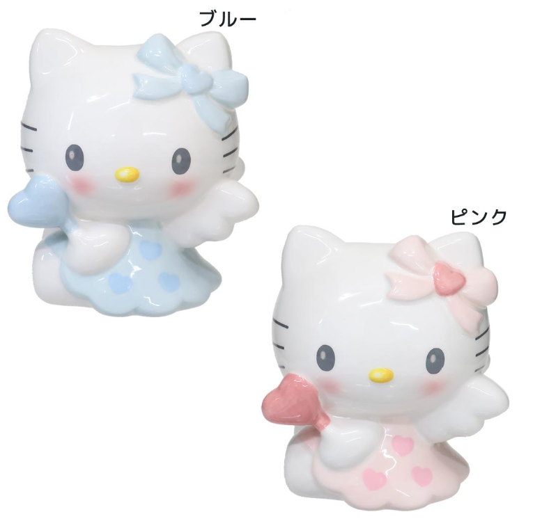 ハローキティ フィギュアバンク エンジェル貯金箱【ピンク】 - 画像 (6)