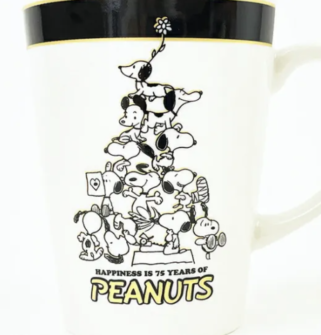 スヌーピー ピラミッド 記念マグカップ コップ PEANUTS 75th 日本製 SNOOPY - 画像 (3)