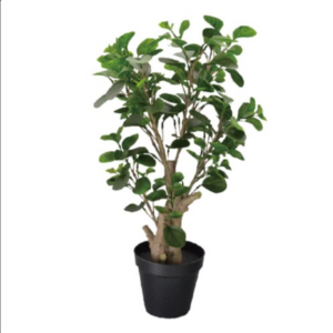 ペペロミアツリーポット人工観葉植物グリーンインテリア
