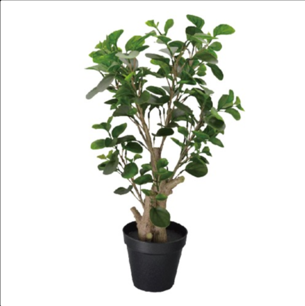 ペペロミアツリーポット人工観葉植物グリーンインテリア