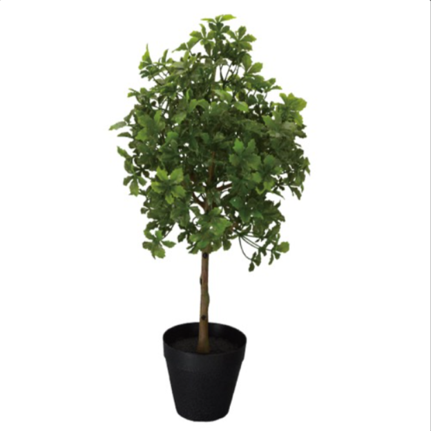 グリーンツリーポット ライトグリーン人工観葉植物グリーンインテリア