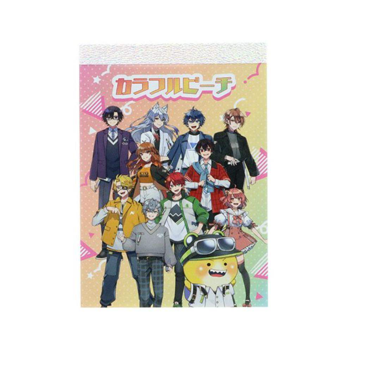 【メモ帳】カラフルピーチ メモミニ ミニミニメモ 集合 10点