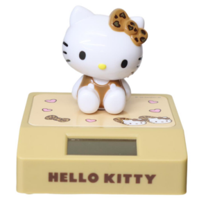 【フィギュア】ハローキティ ゆらゆらソーラーマスコット ヒョウ柄ルーム