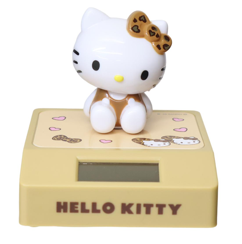 【フィギュア】ハローキティ ゆらゆらソーラーマスコット ヒョウ柄ルーム